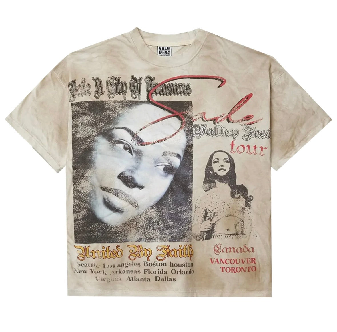 Vale Forever Sade Tour Tee Beige